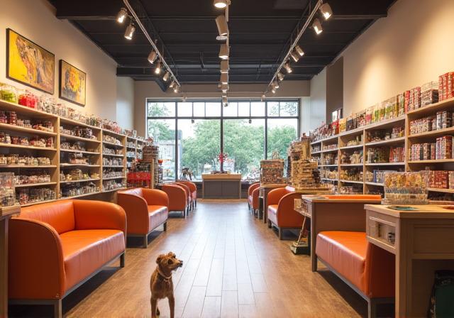 Interno negozio pet-friendly